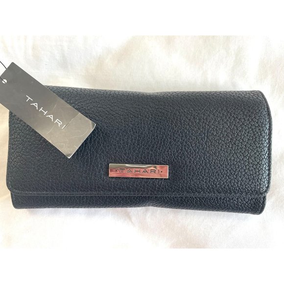 Tahari Clutch Wallet  Snap Trifold  Size-8" x 4”  2 styles NWT. EACH WALLET $35 - Picture 8 of 10